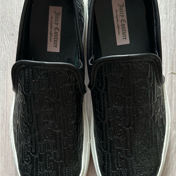 Black and white, Juicy Couture slip ons - Picture 2 of 6